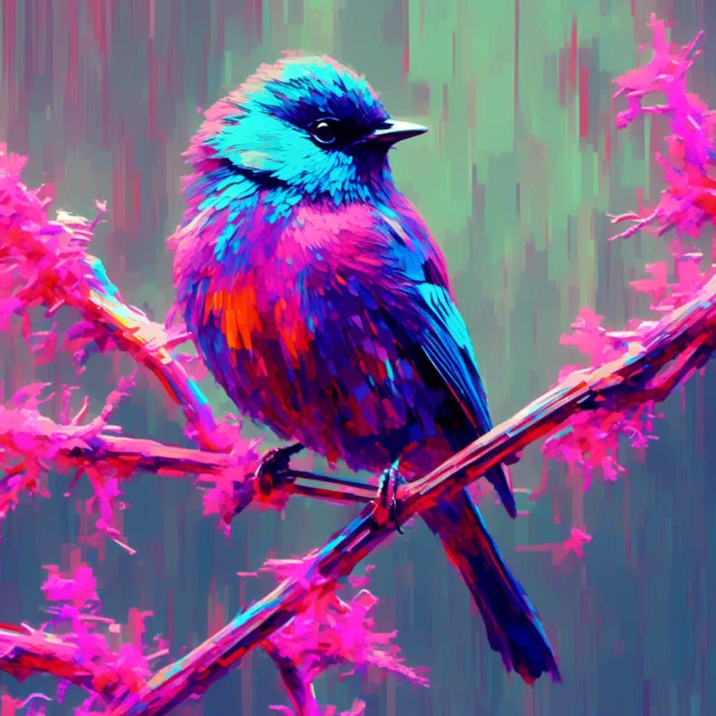 Neon bird