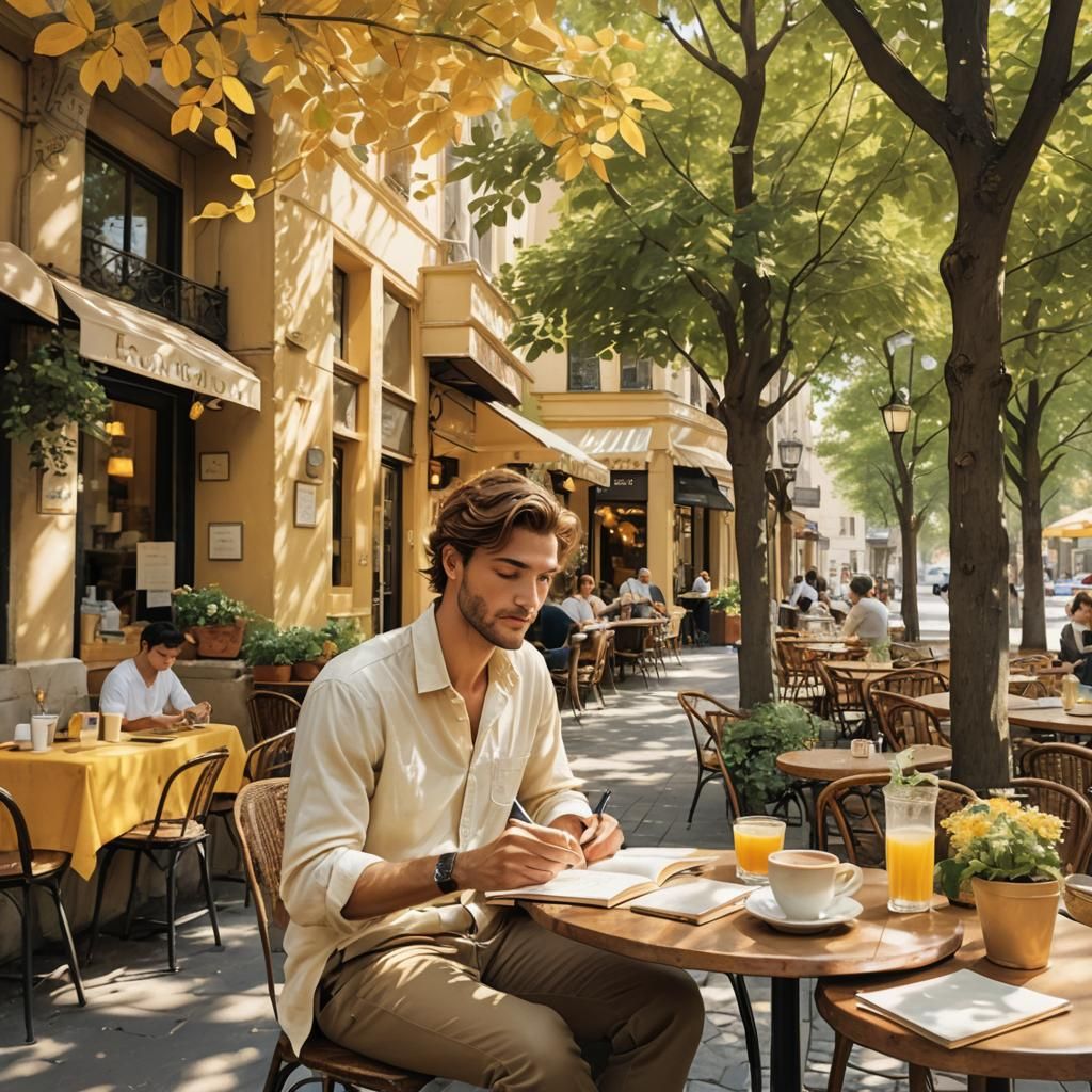 Cafe Corner Journal: Ethereal Summer Memories