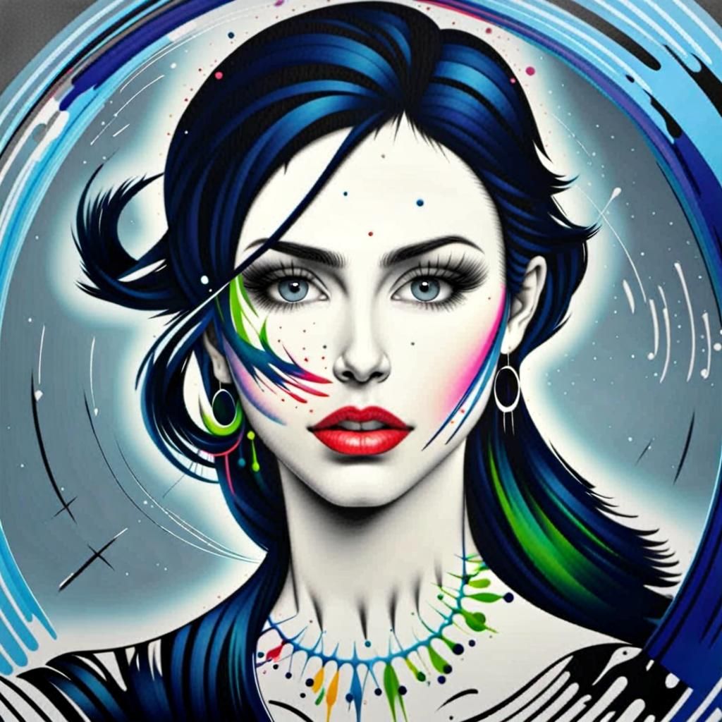 Whirling Patterns in Geometric Art