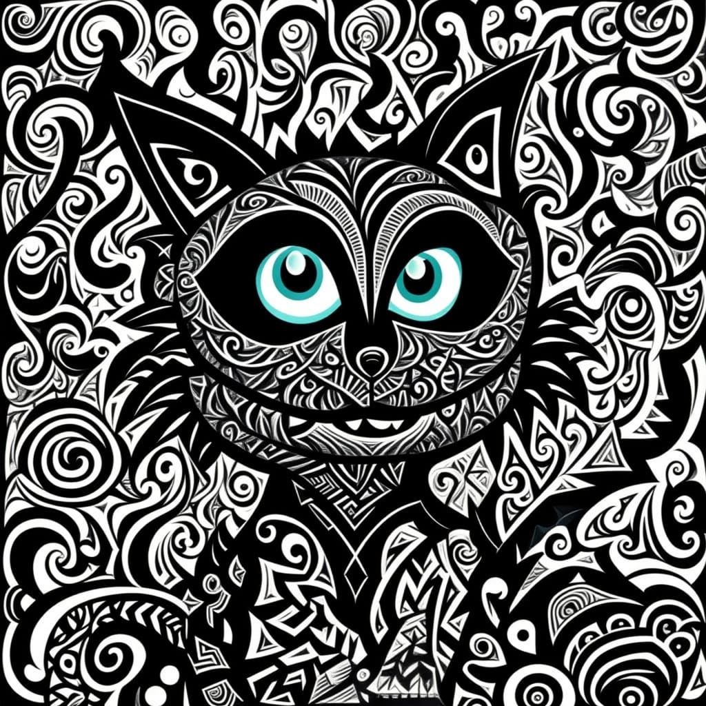 Fractal crazy cat