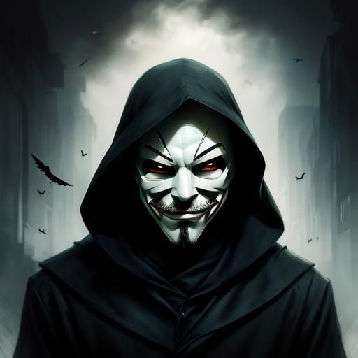 Sinister Figure in Fantasy Art Style