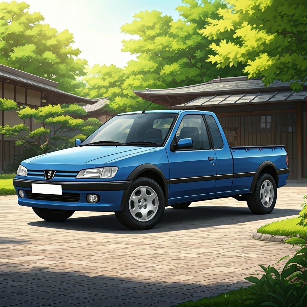 Surreal Off-Road Peugeot Concept in a Japanese Garden Paradi...