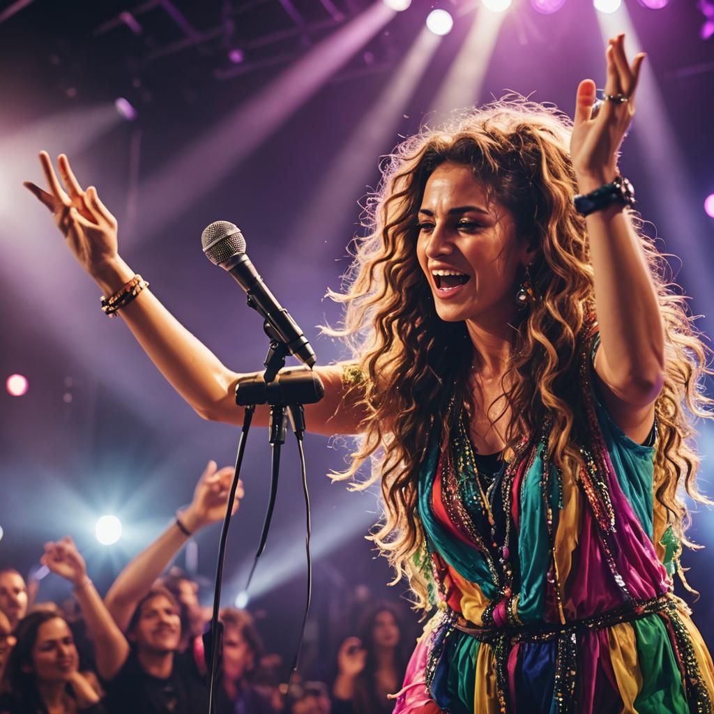 Israeli Singer's Dazzling Concert Performance