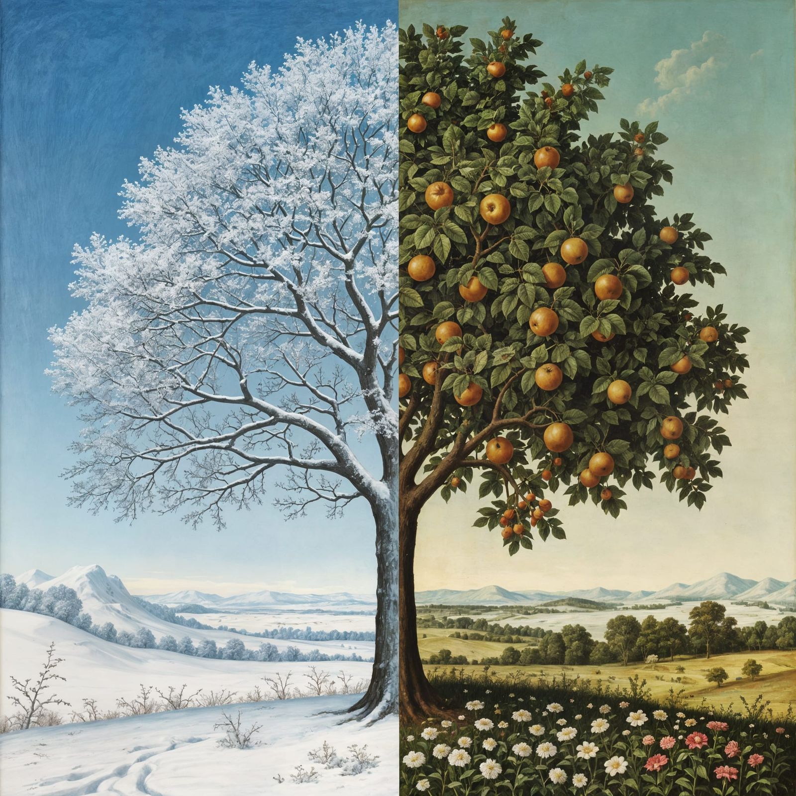 Northern Renaissance Tree: Winter Meets Summer