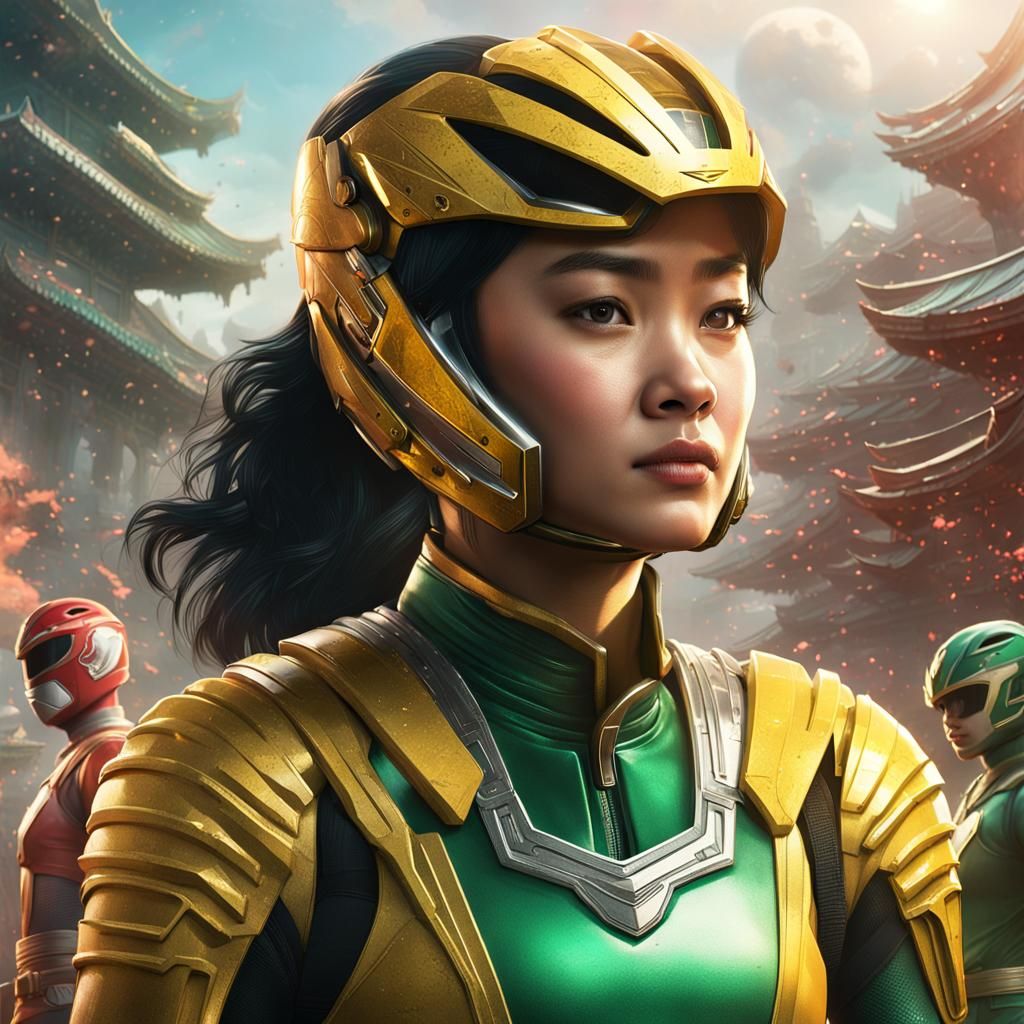 Lana Condor as Yellow Ranger: Post-Apocalyptic Concept Art