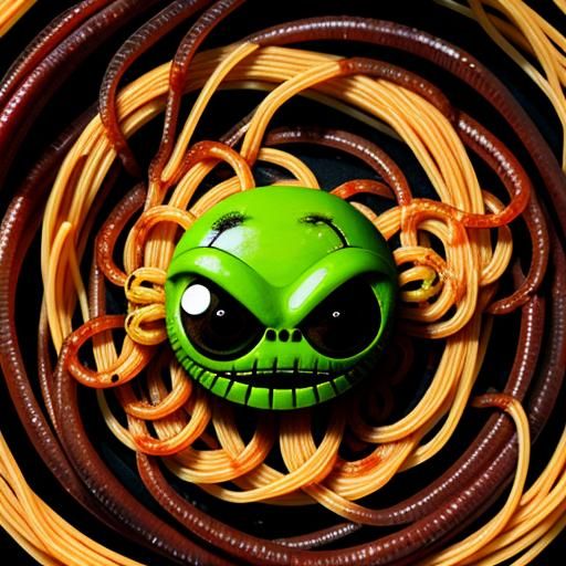 Alien Face Sucker and Spaghetti Worms