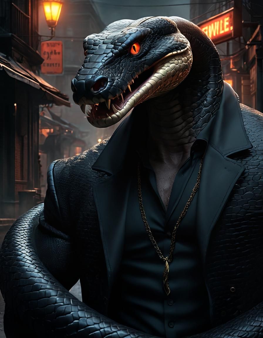 Menacing Devil in Pickup Truck: Dark Fantasy Art