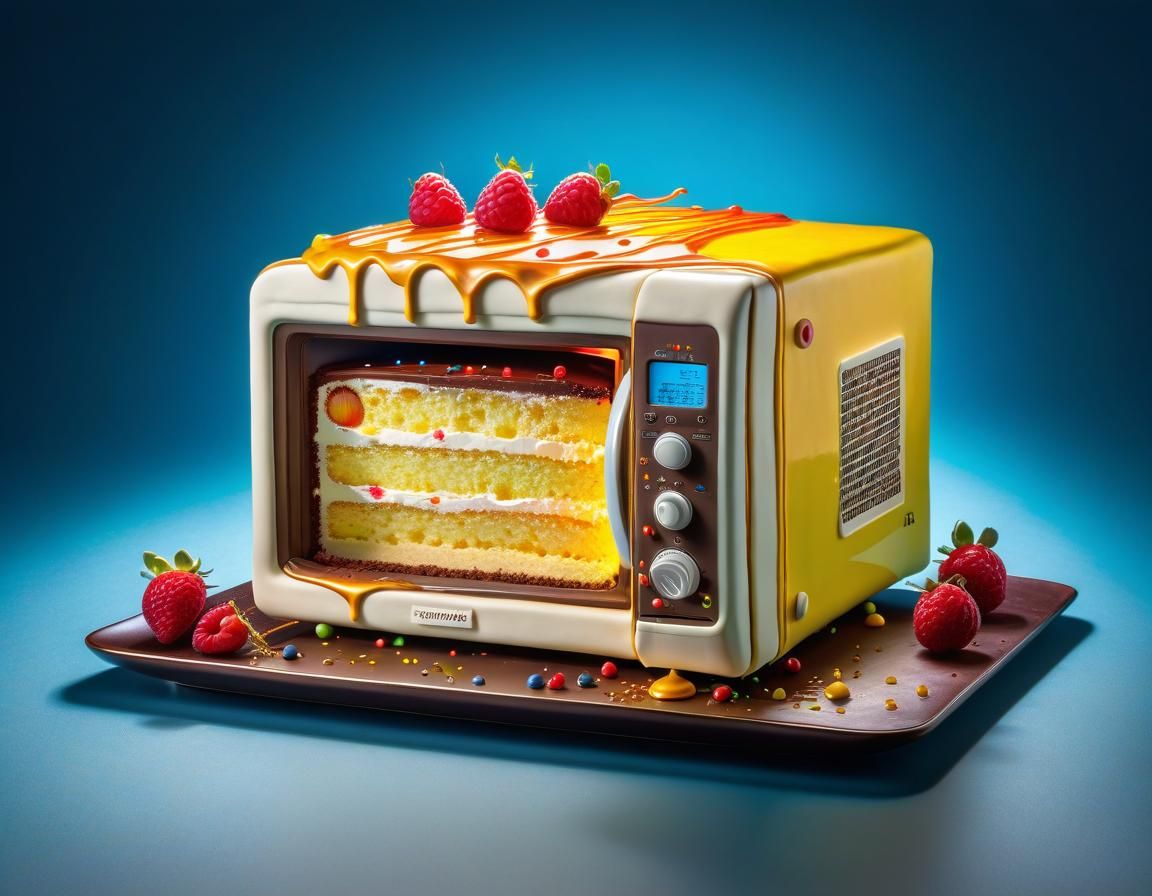 Hyperrealistic Computer Cake Mimics Household Object