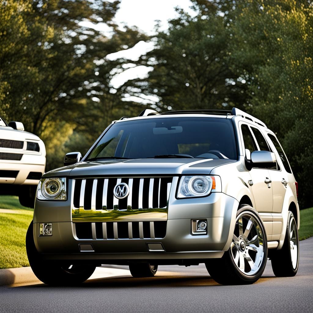 Lowered 2008 Mercury Mariner Custom Car