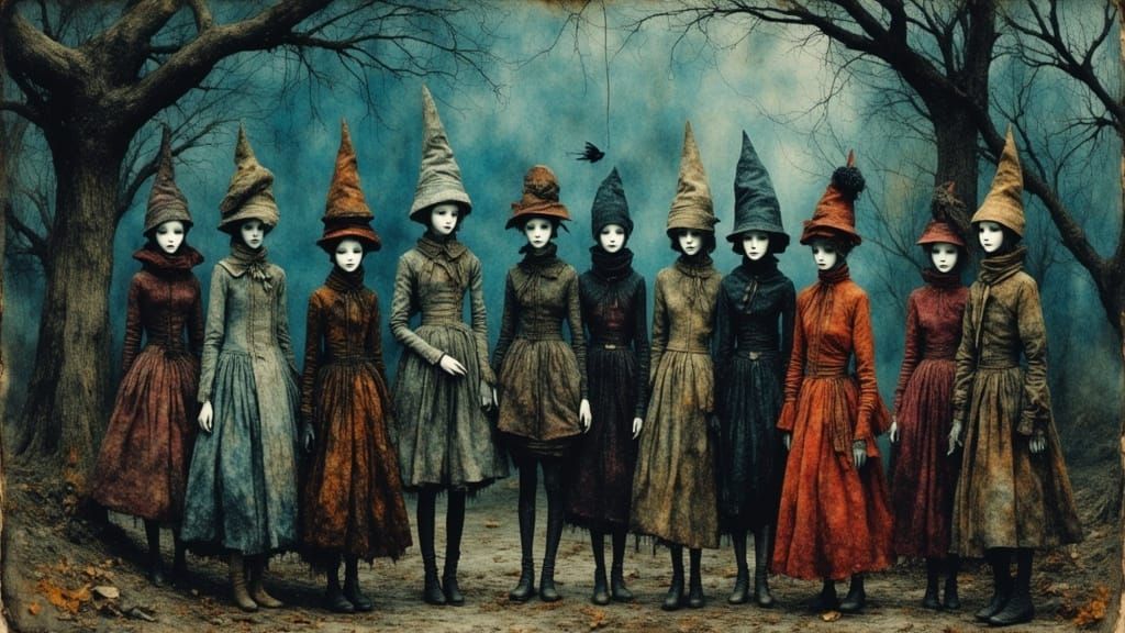 Moliere's Theater Troupe in Mystical Forest