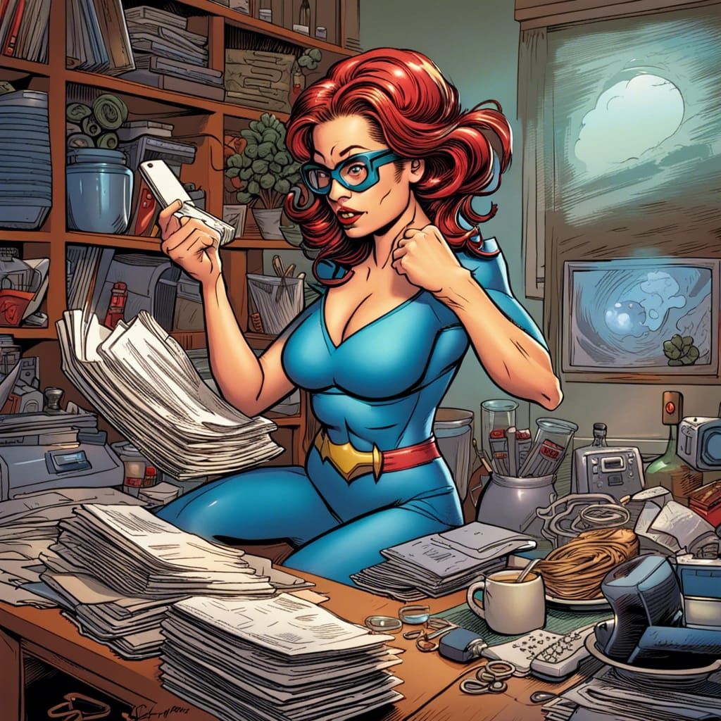 Superhero Headquarters aka Your Home Office