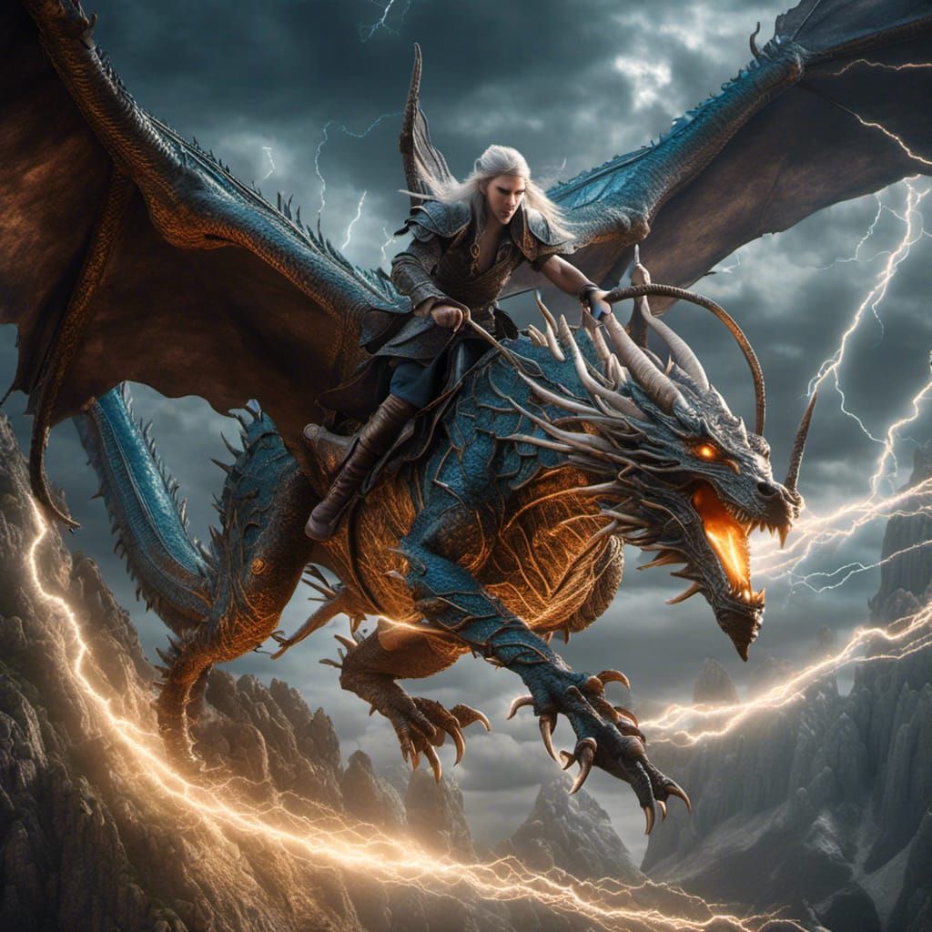 Elven Dragon rider ⚡️⚡️⚡️