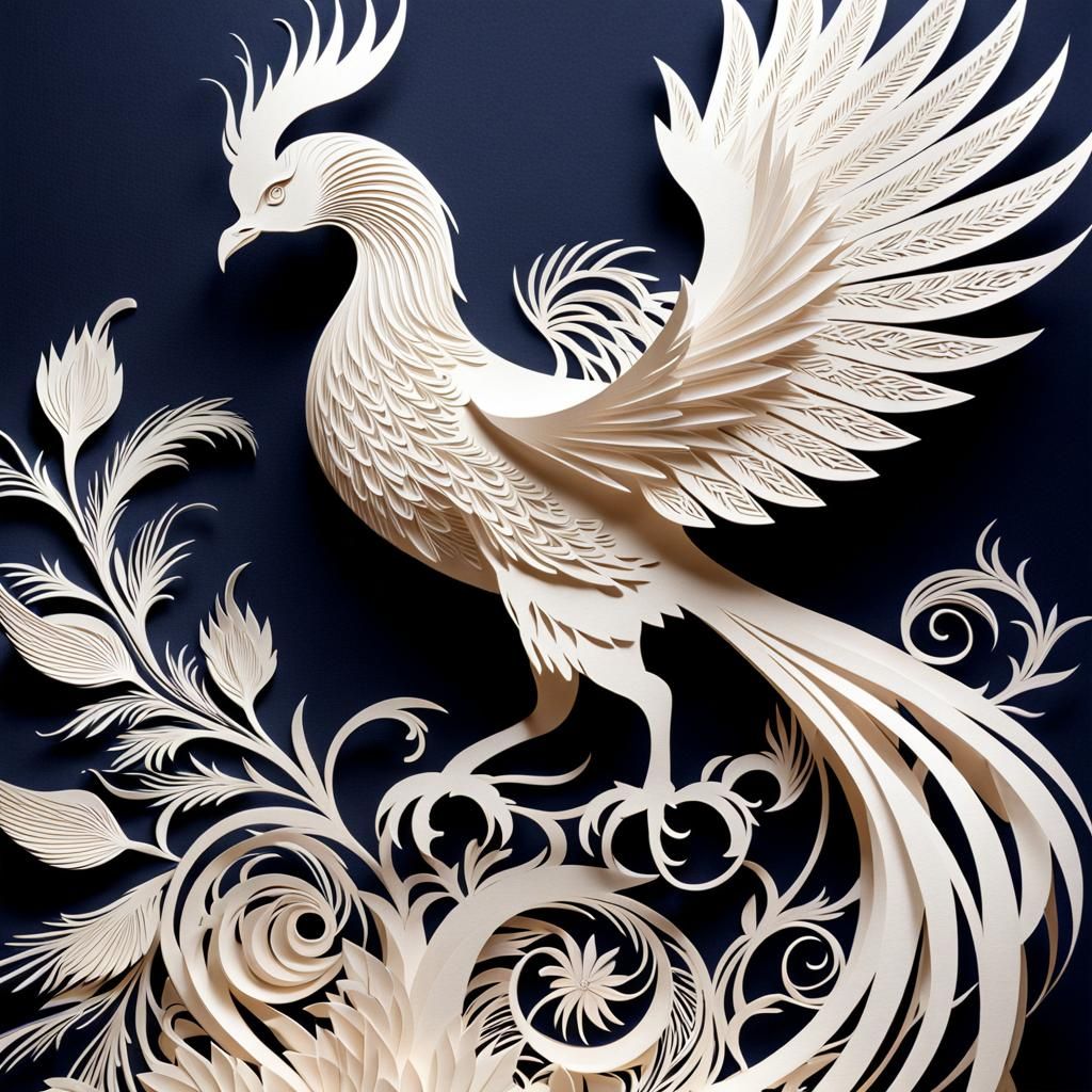 Phoenix,  kirigami