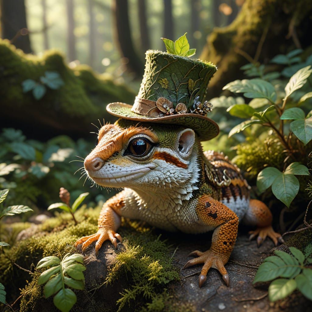 Exquisite Wildlife Portrait in Hyper-Realistic Style