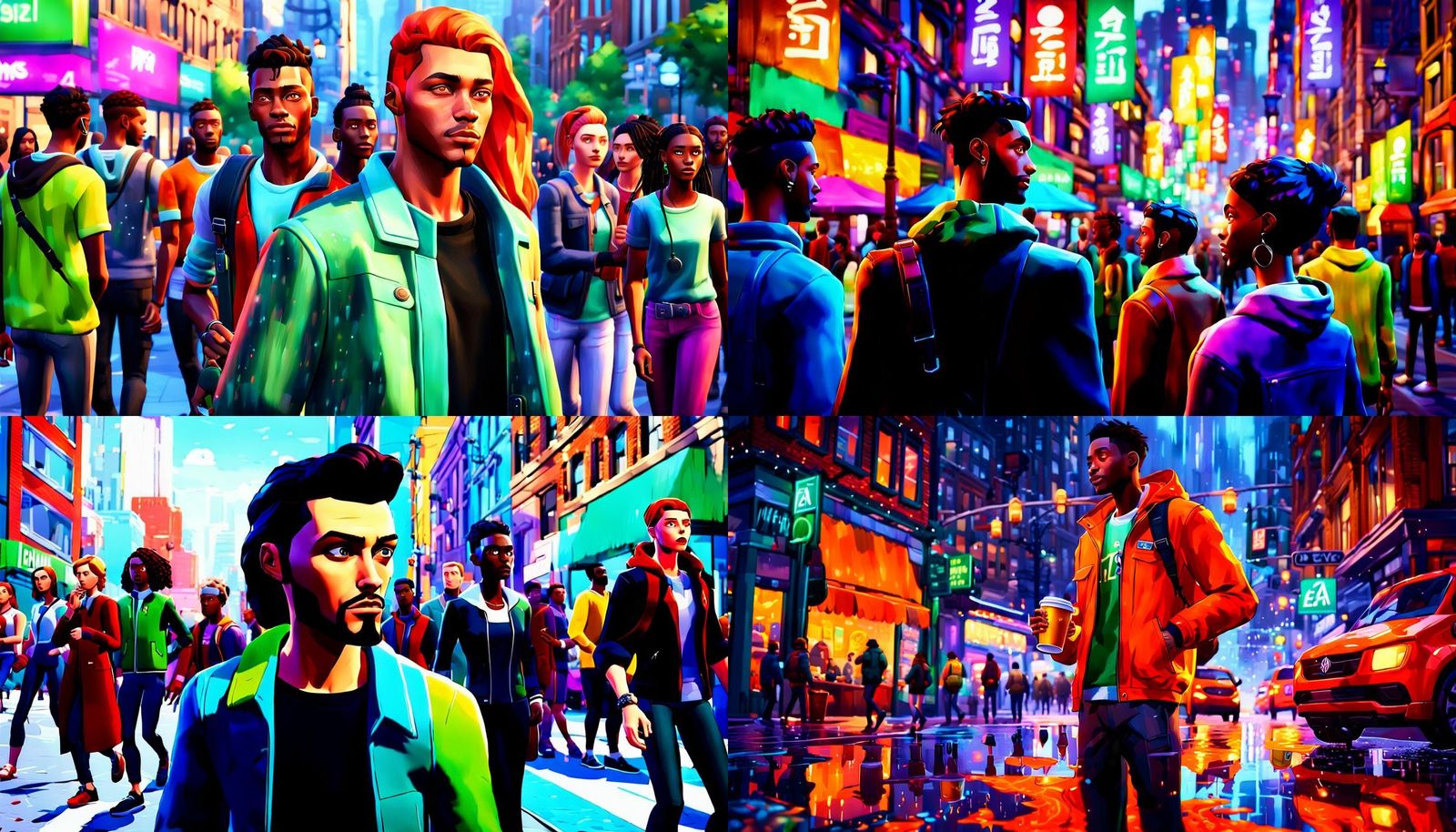 Sims 4 Characters in Real-World Situations