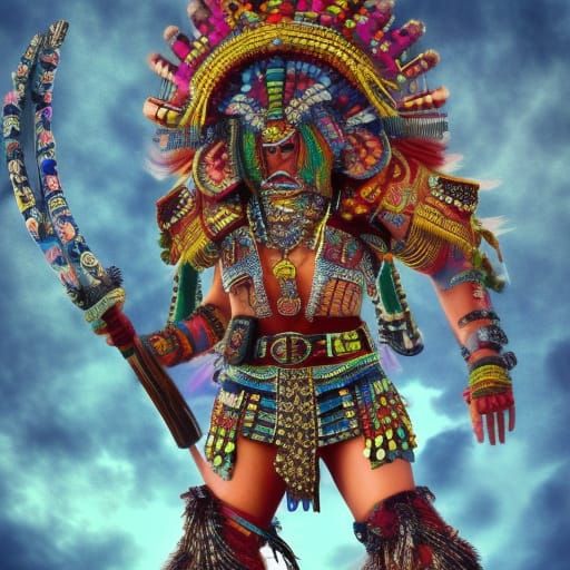 Aztec warrior