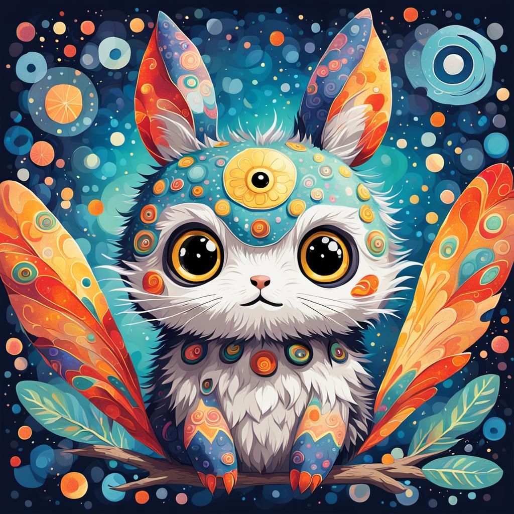 Whimsical Critter in Studio Ghibli Anime Style