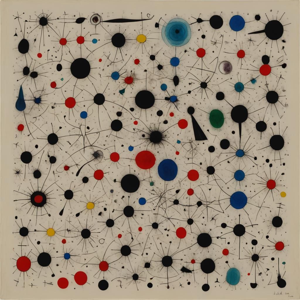 Joan Miró Inspired X-ray Crystallography