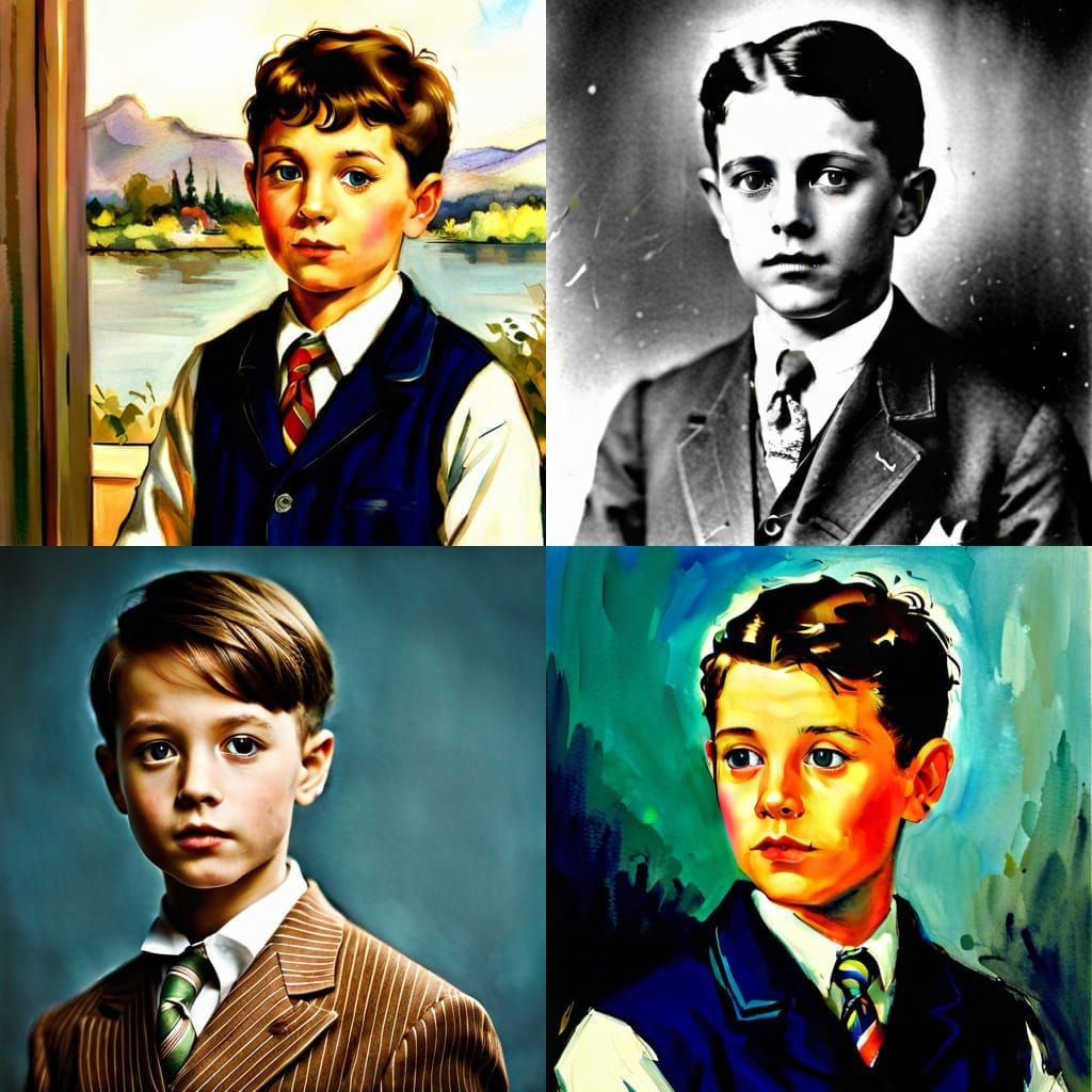 AI Generated Image of a Boy