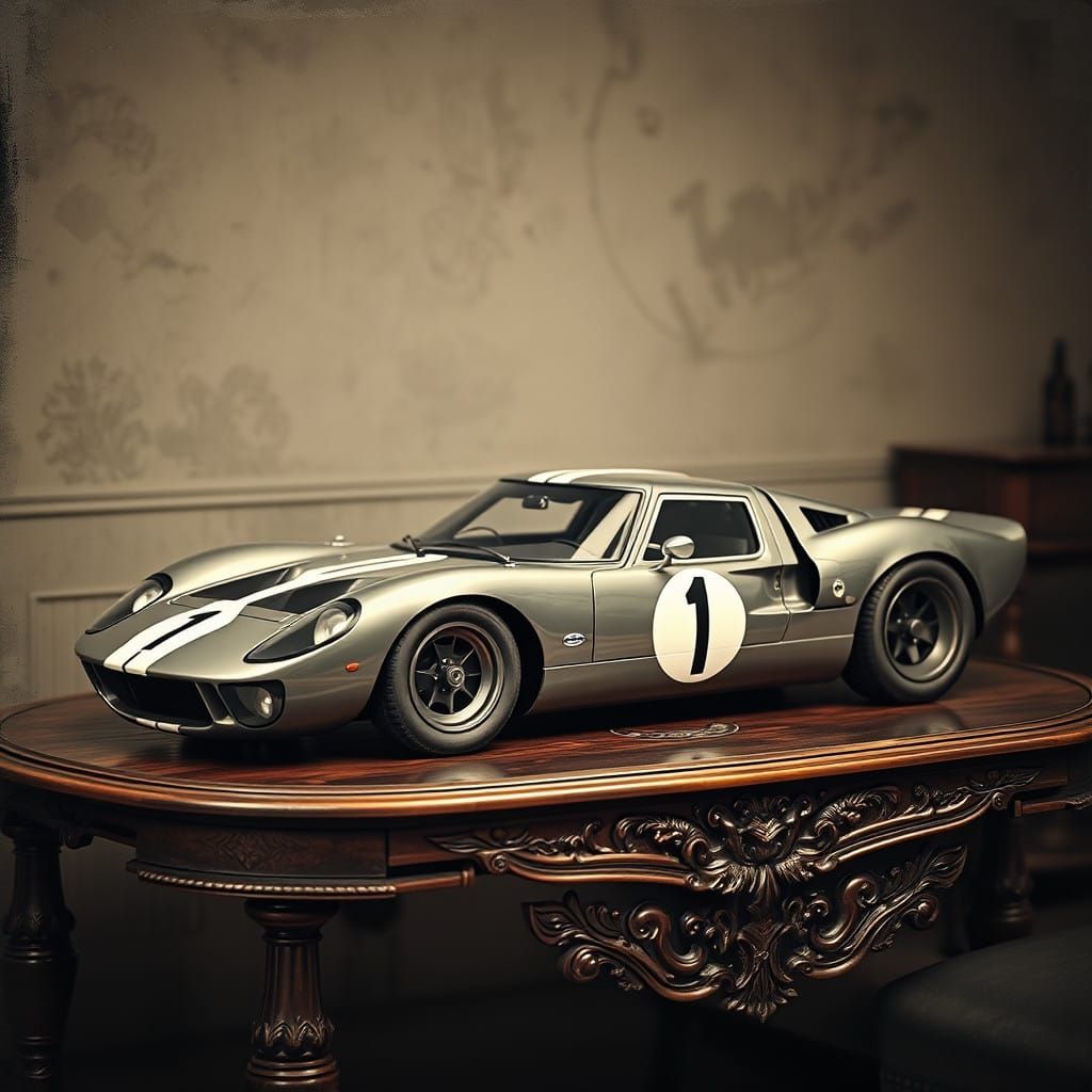 Timeless Elegance Meets Futuristic Dynamism: Vintage GT 40