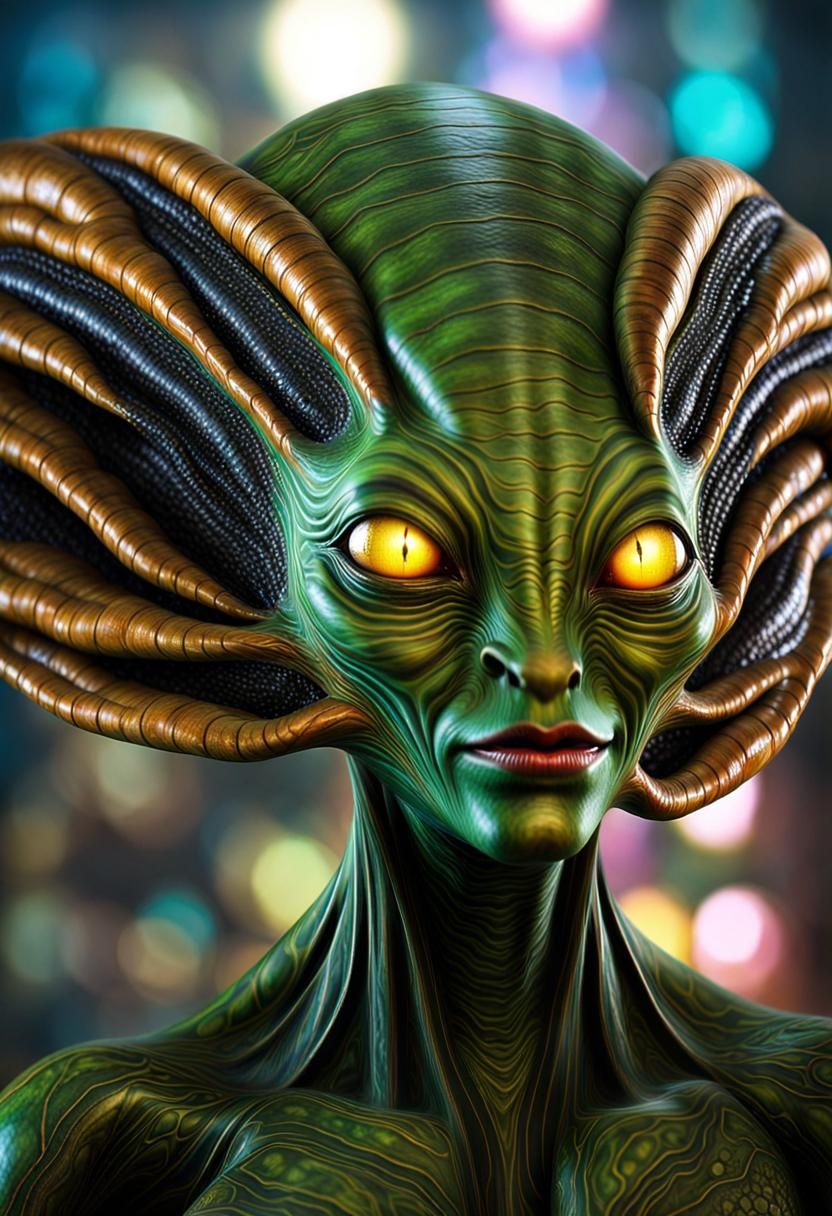 Ethereal Allegorical Beings in Subdued Light