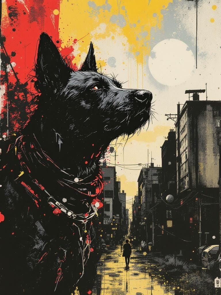 Dog in Sun: Zine DIY Punk Aesthetic