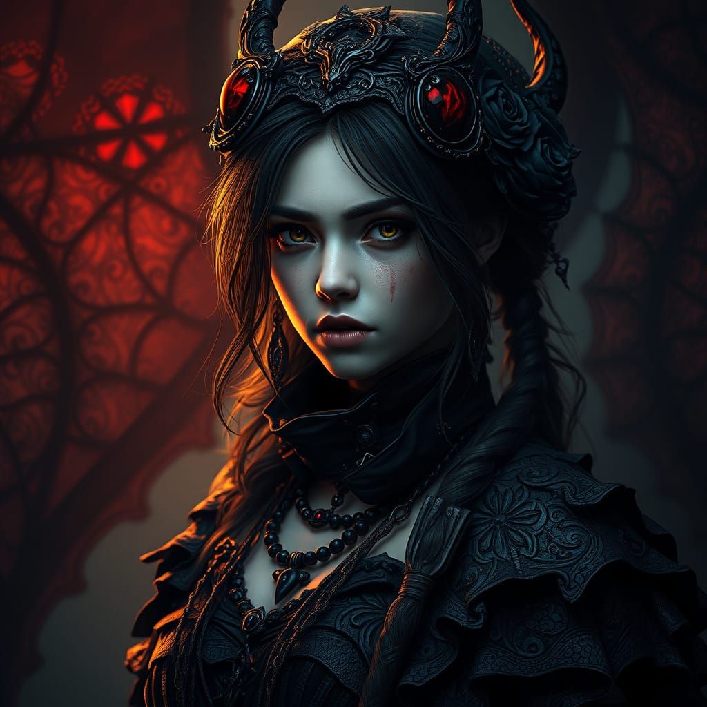 Gothic Maiden of Death and Destruction