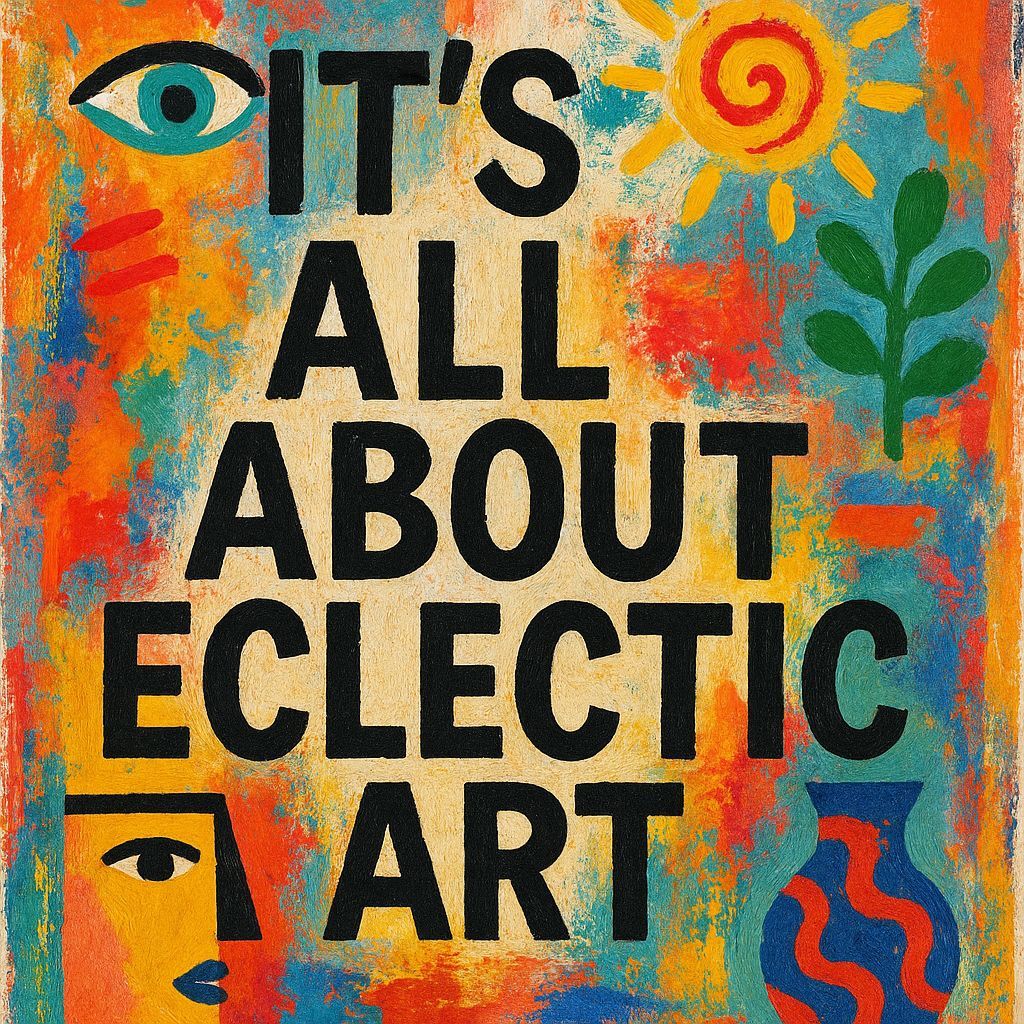 Vibrant Eclectic Art Piece