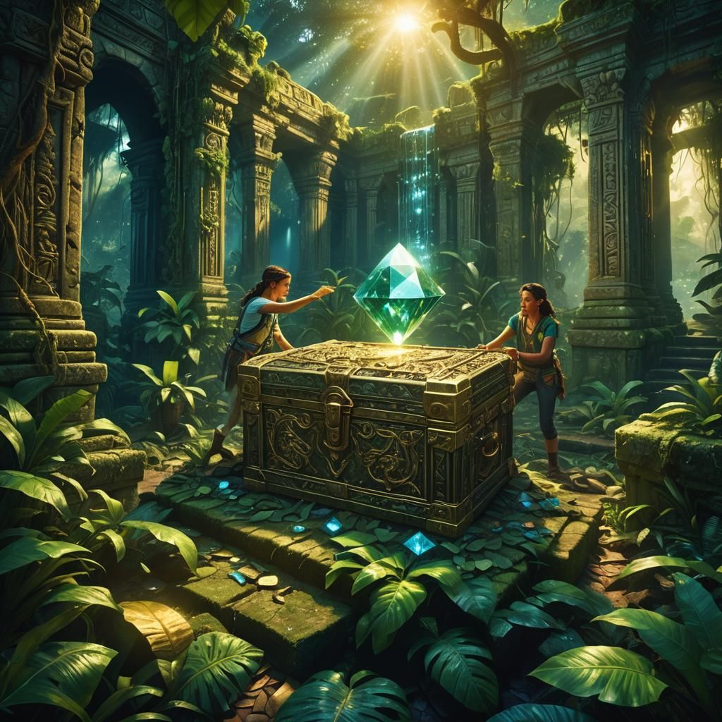 Lost City Diamond Discovery in Amazon Jungle