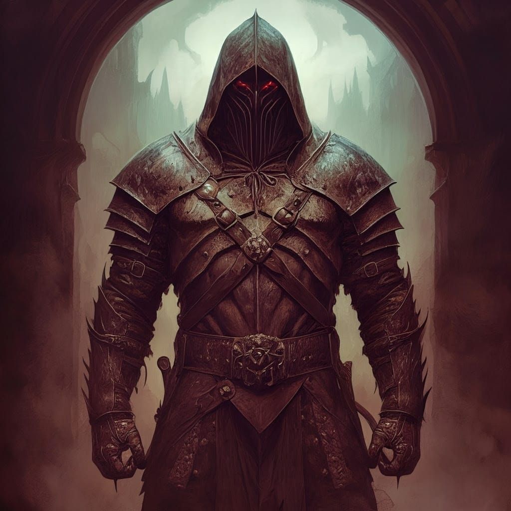 Dark Fantasy Landscape in Grimdark Style