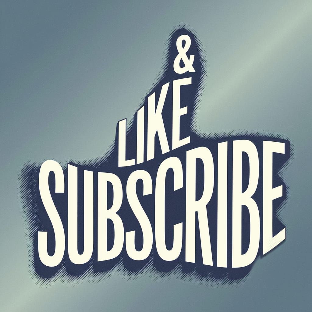 Retro Advertisement: Like and Subscribe