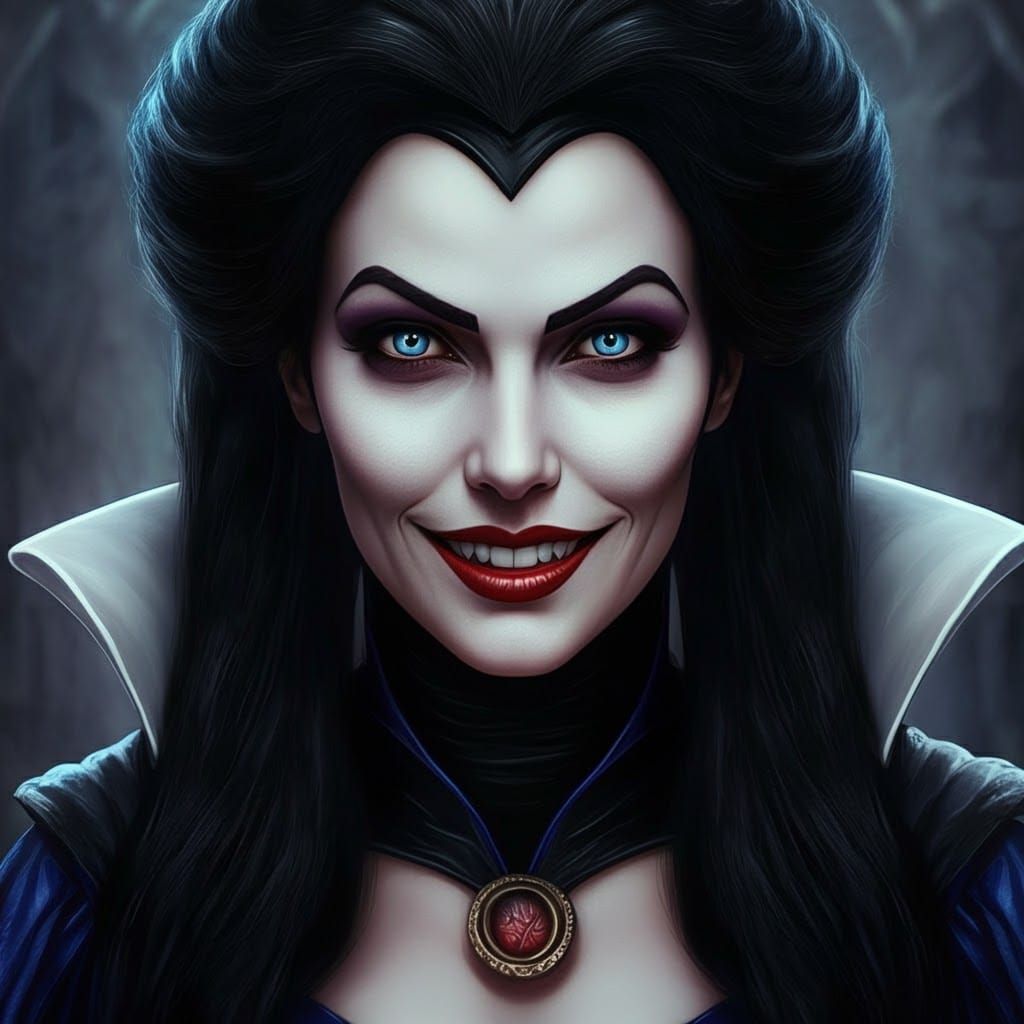 Evil Queen Cosplay: Photorealistic Portrait