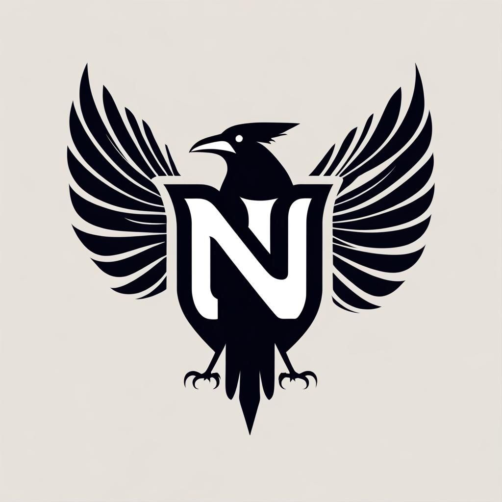 Raven Logo Concept for Brand NOKi