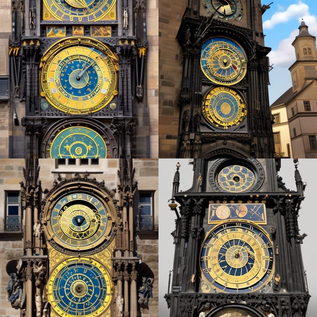 Elaborate 18th-Century Astronomical Clock in Detailed Matte ...