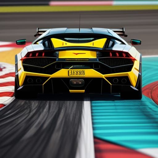 Lamborghini Venemo V8 in High-Speed Action