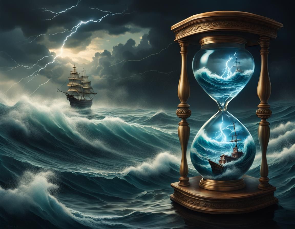 Rough Seas in a Hourglass