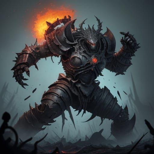 Cindralith, The Shattered Pyre of Chains as Dark Souls Creat...