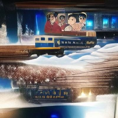 Polar Express in Anime Style