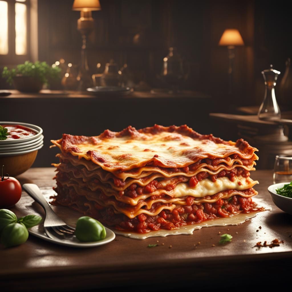 Epic Lasagna: Digital Matte Painting
