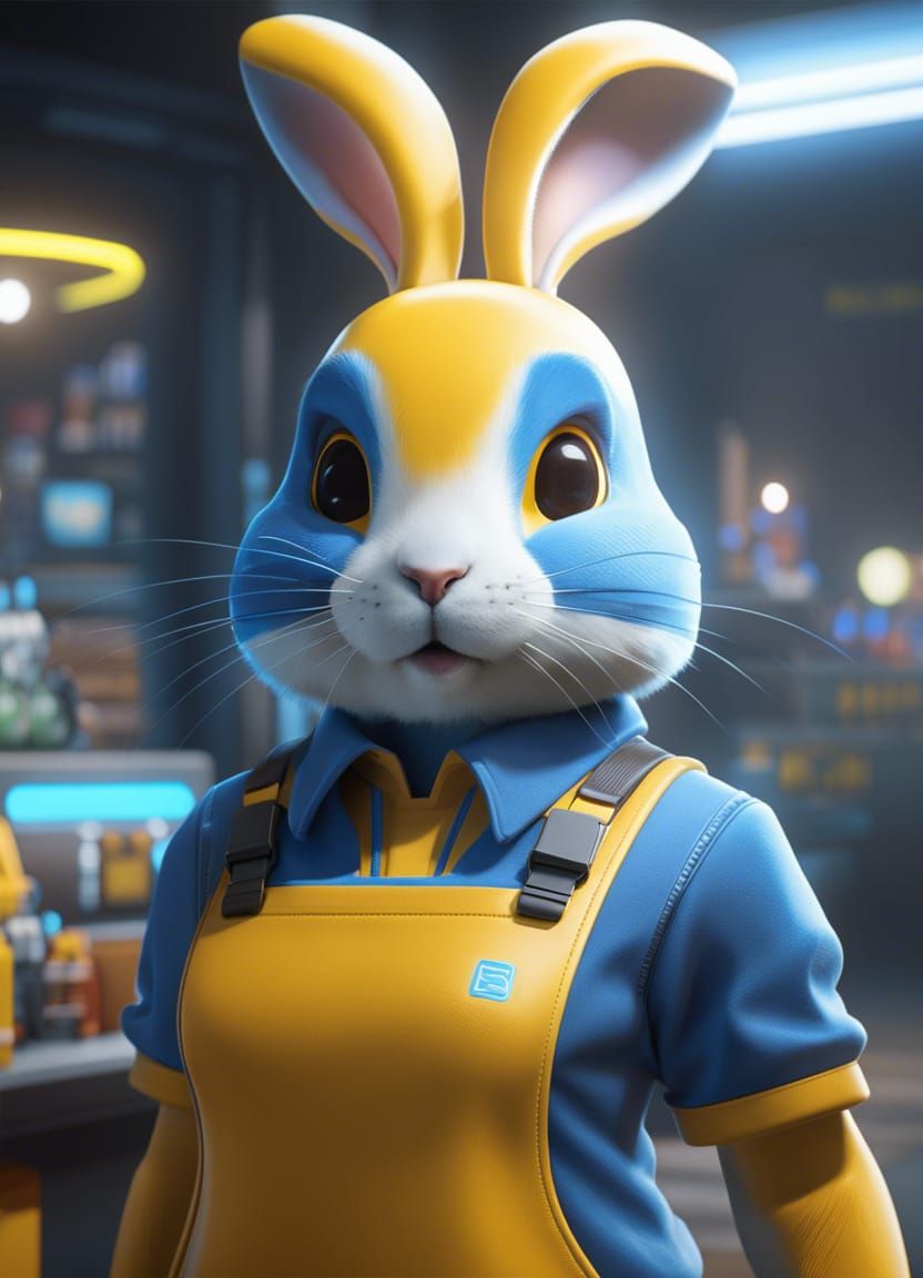 Bunny cashier
