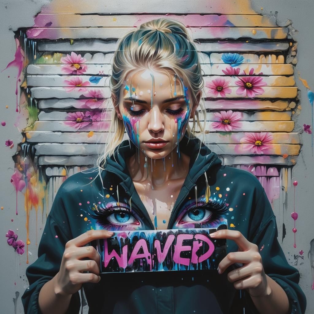 Surreal Eye Reflecting a Dreamlike World