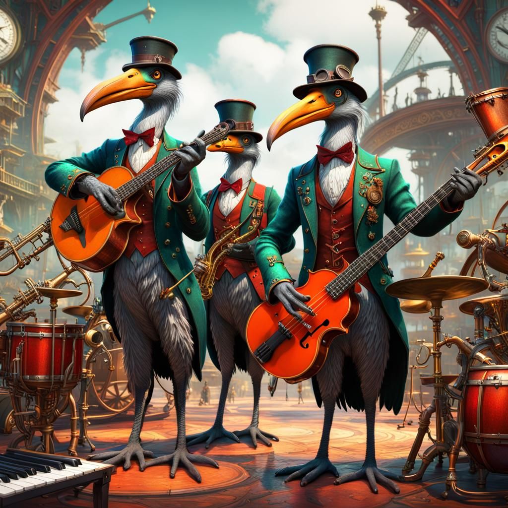 Shoebill storks band