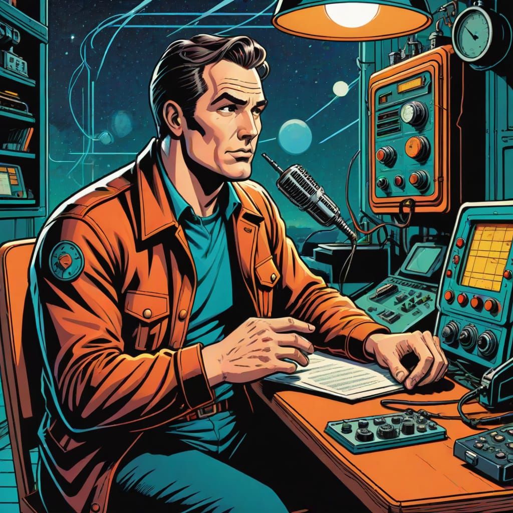 Classic Comic Book Artist Reveals Retro Futuristic Communica...