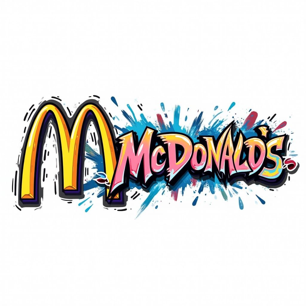 Graffiti-Style McDonald's Logo