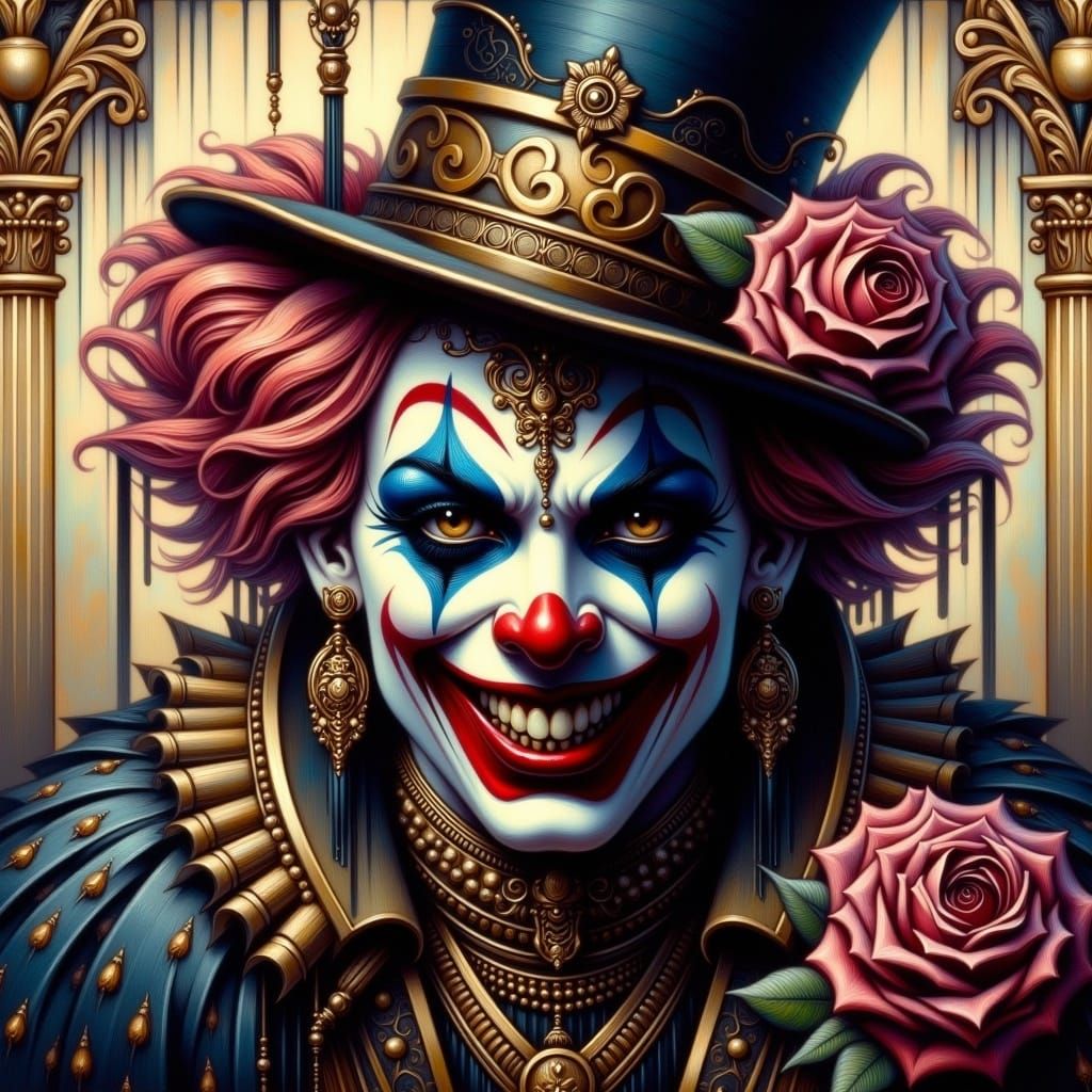 Bozo the Clown as Medieval Executioner, Comic Art