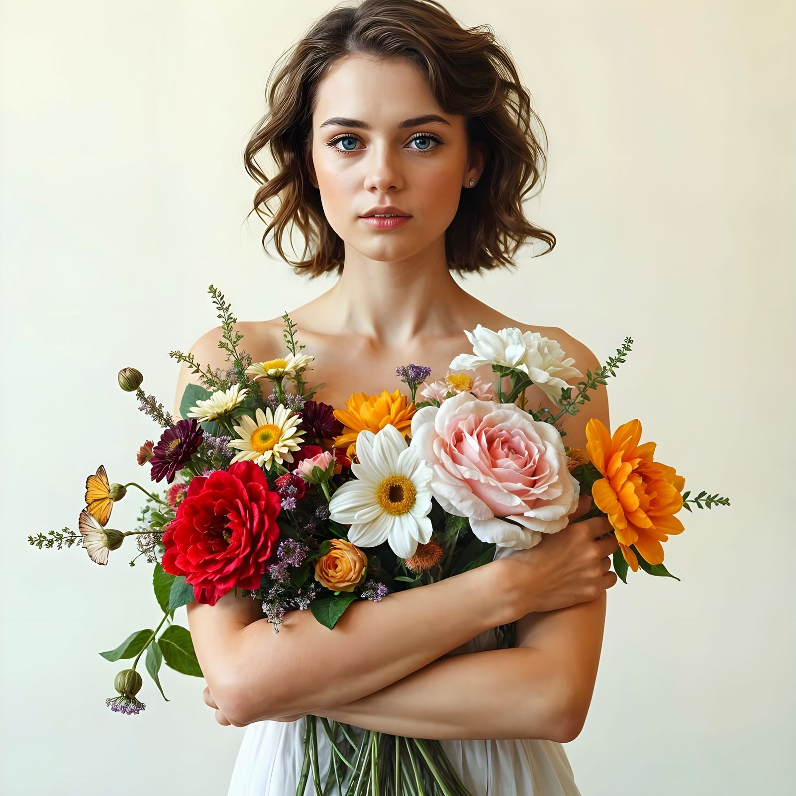 Longing for a Lost Love in a Whimsical Floral Setting