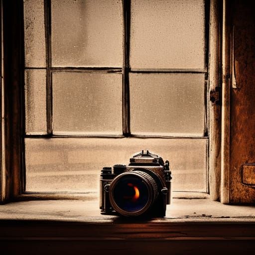 Abandoned Steampunk Room in Sharp Focus