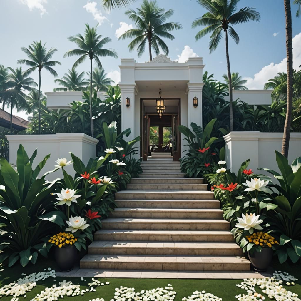 Tropical Paradise Inspired by a Luxury Resort