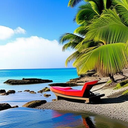 AI Interpretation of Relaxing Image