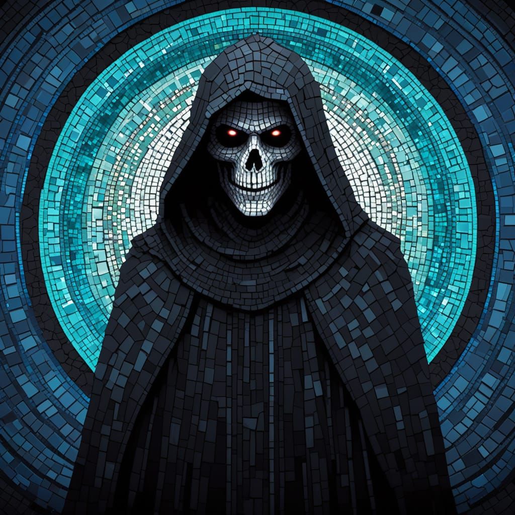 Grimdark Mosaic Artwork